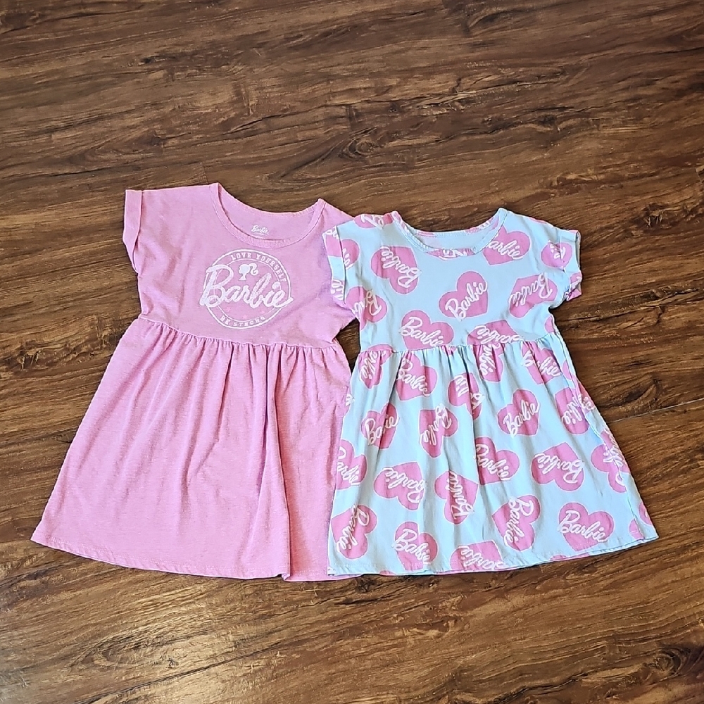 Barbie Print Skater Dresses Bundle Size S (6/6x)